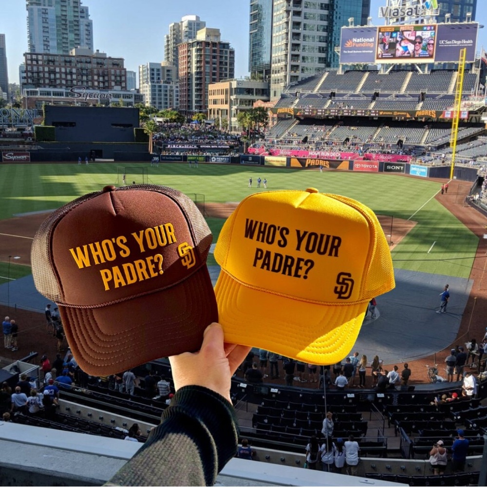 Who’s your Padre Trucker Hat, San Diego Padres Trucker Hat